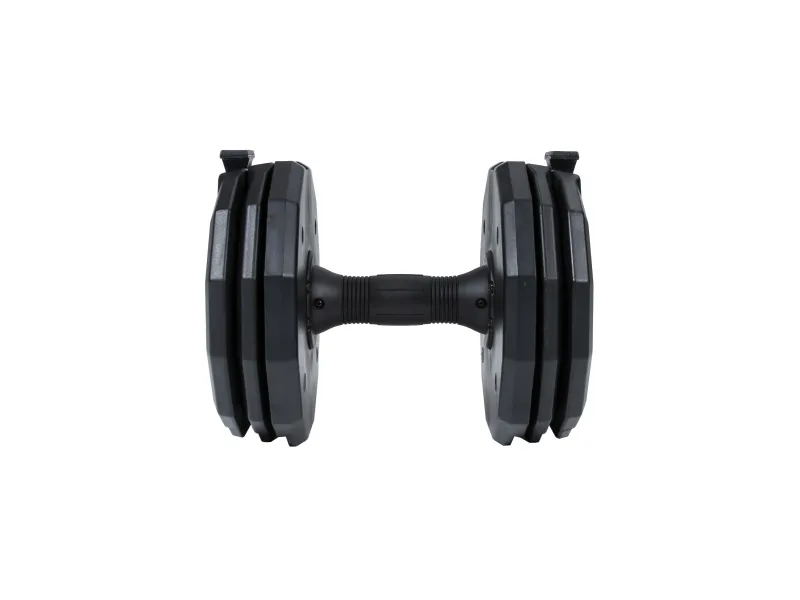 Gymstick 61031, Justerbar håndvægt, Sort, Rød, Acrylonitrilbutadienstyren, Termoplastisk gummi (TPR), Nylon, 22,5 kg, 440 x 280 x 215 mm