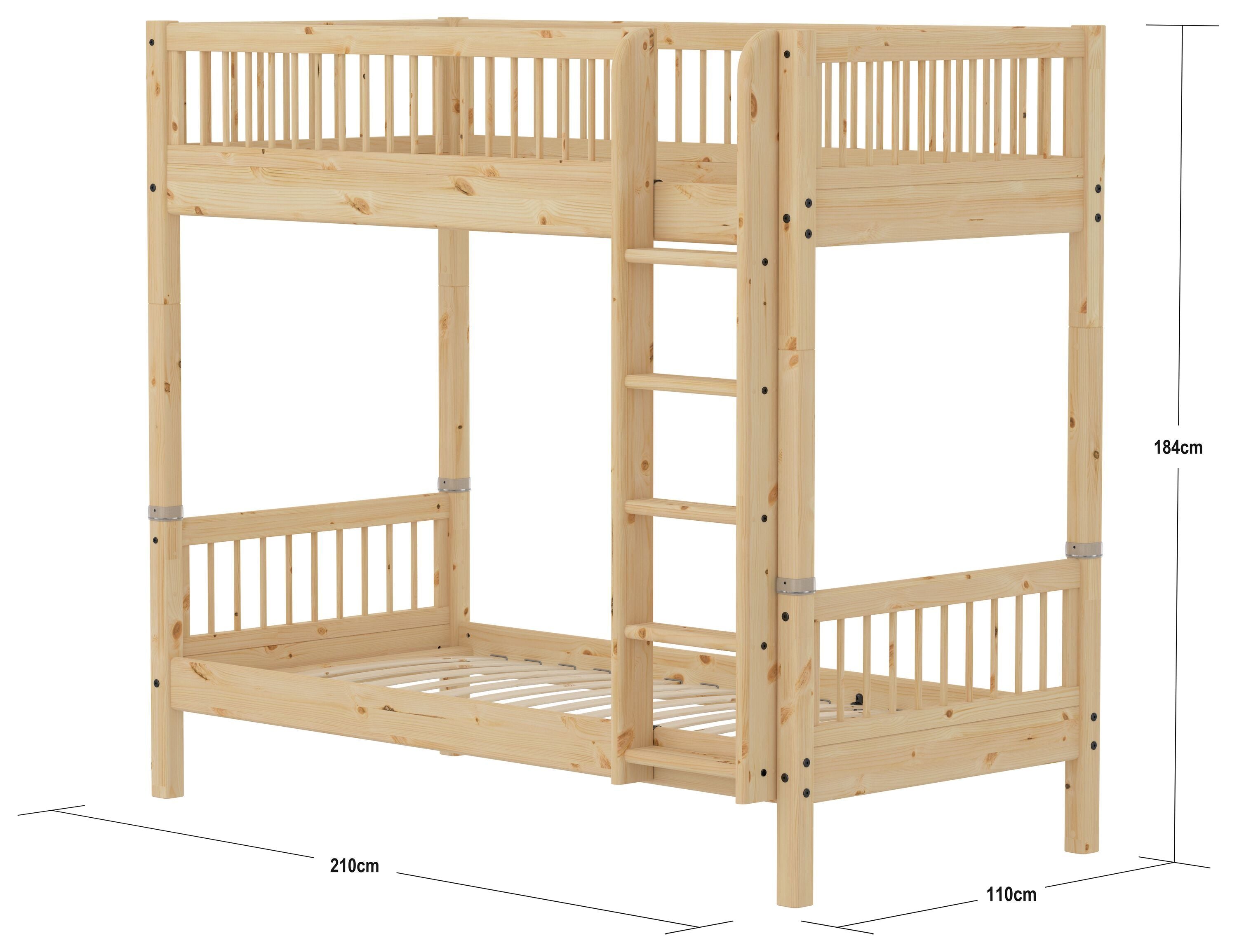 CLASSIC ETB AS bars natur - Natur / B: 110.0 cm x T: 210.0 cm x H: 184.0 cm