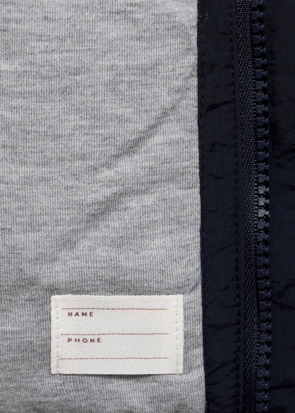Mango Kids gewatteerde winterjas donkerblauw