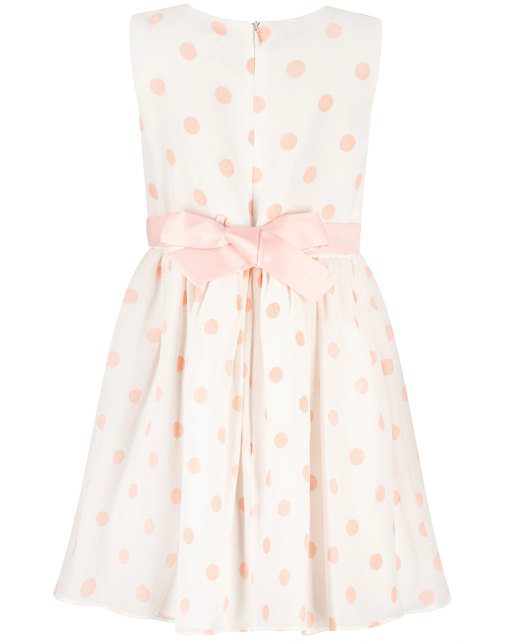 Kleid POLKA DOTS ärmellos in rose