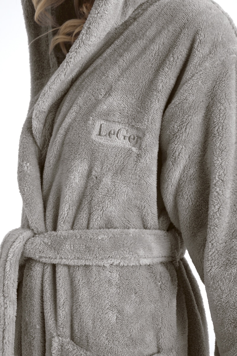 LeGer Home by Lena Gercke Unisex-Bademantel »Lovina, ideal für Sauna & Spa, Hotelbademantel, Morgenmantel«, 1 Stk. kuschelig weicher Fleece, plüsch, für Damen und Herren, XS-3XL
