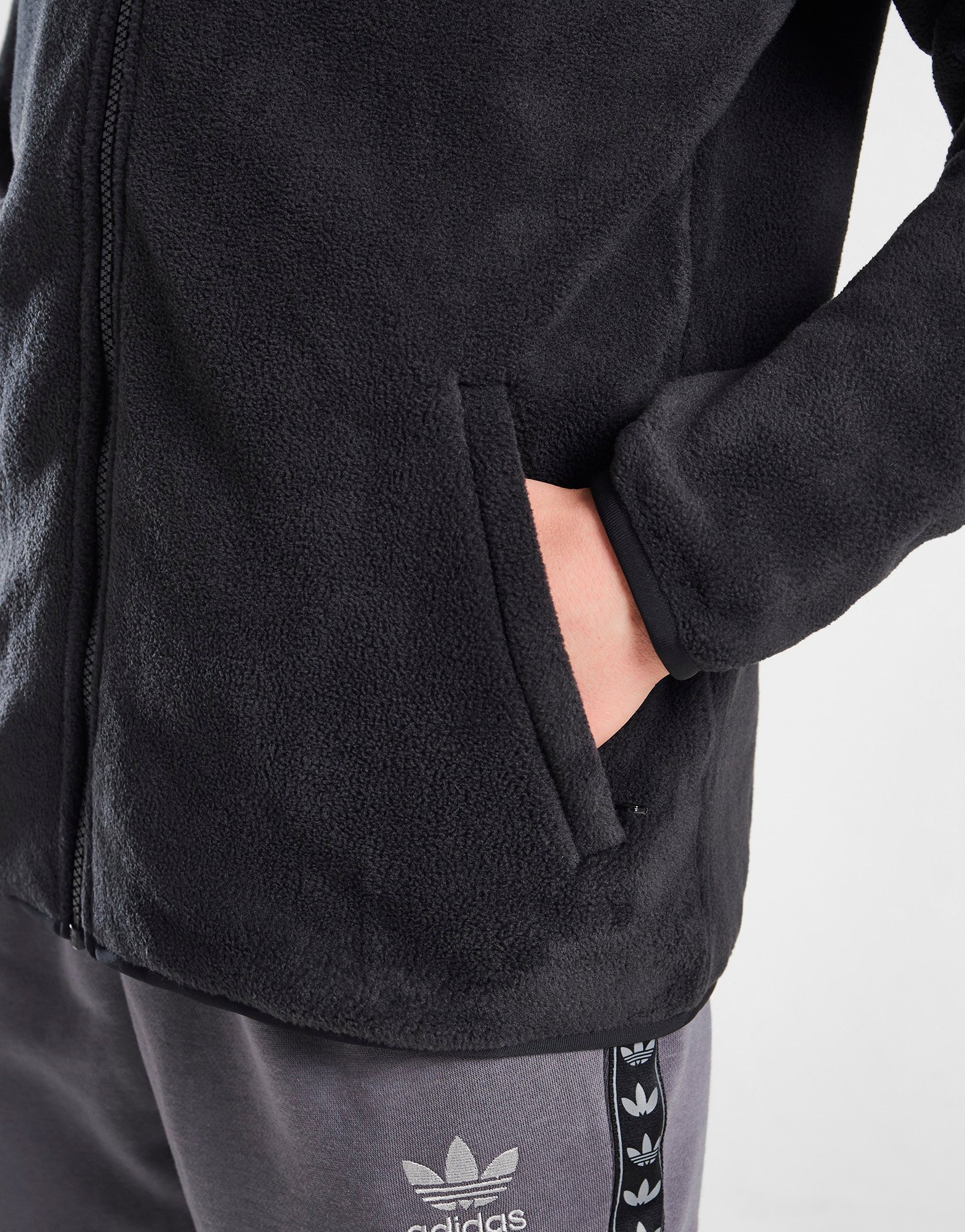adidas Originals Haut de survêtement Polaire Zippé Junior