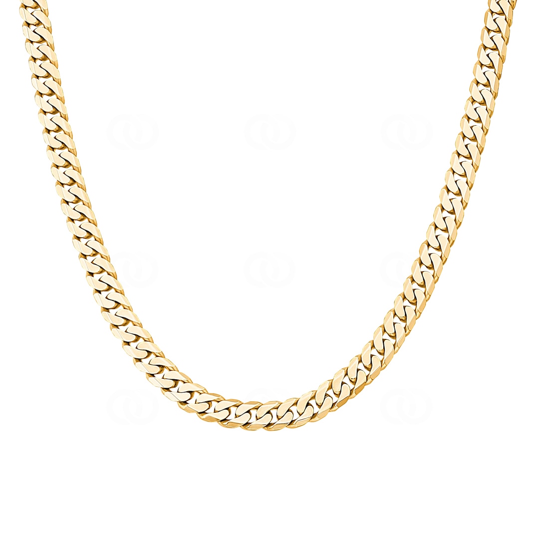 Panzerkette massiv 750/18 K Gelbgold 6.0mm