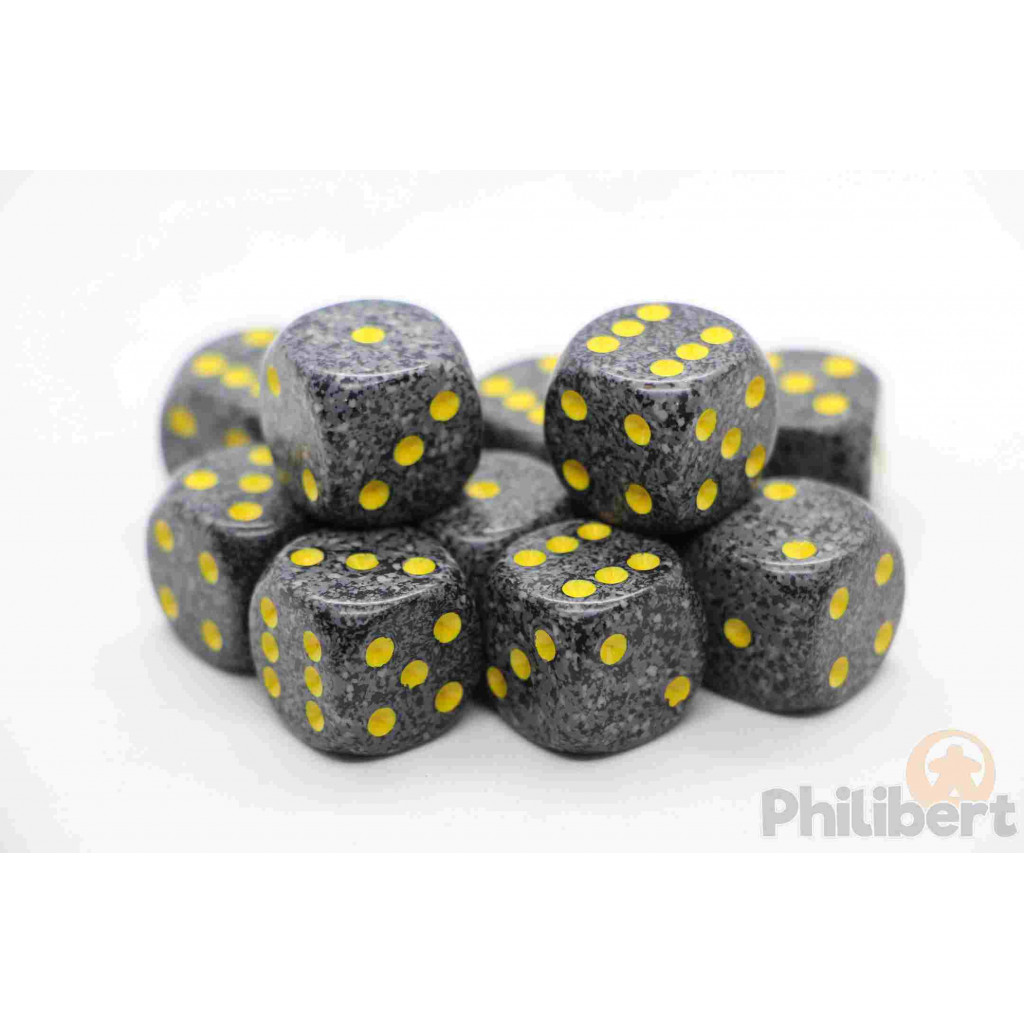 Set de 12 Dés 6 Faces Speckled