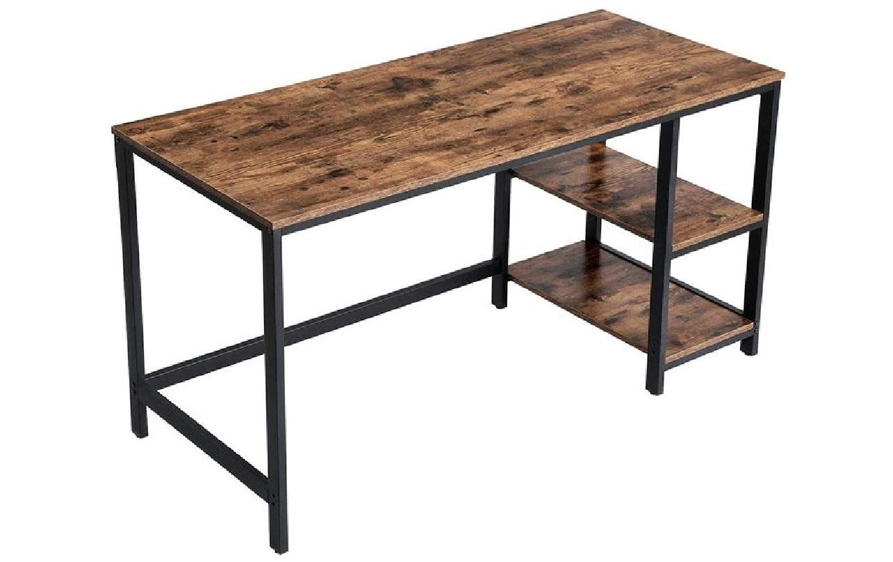 Tisch LWD55X Vintagebraun-Schwarz<br>Industrie-Look Schreibtisch