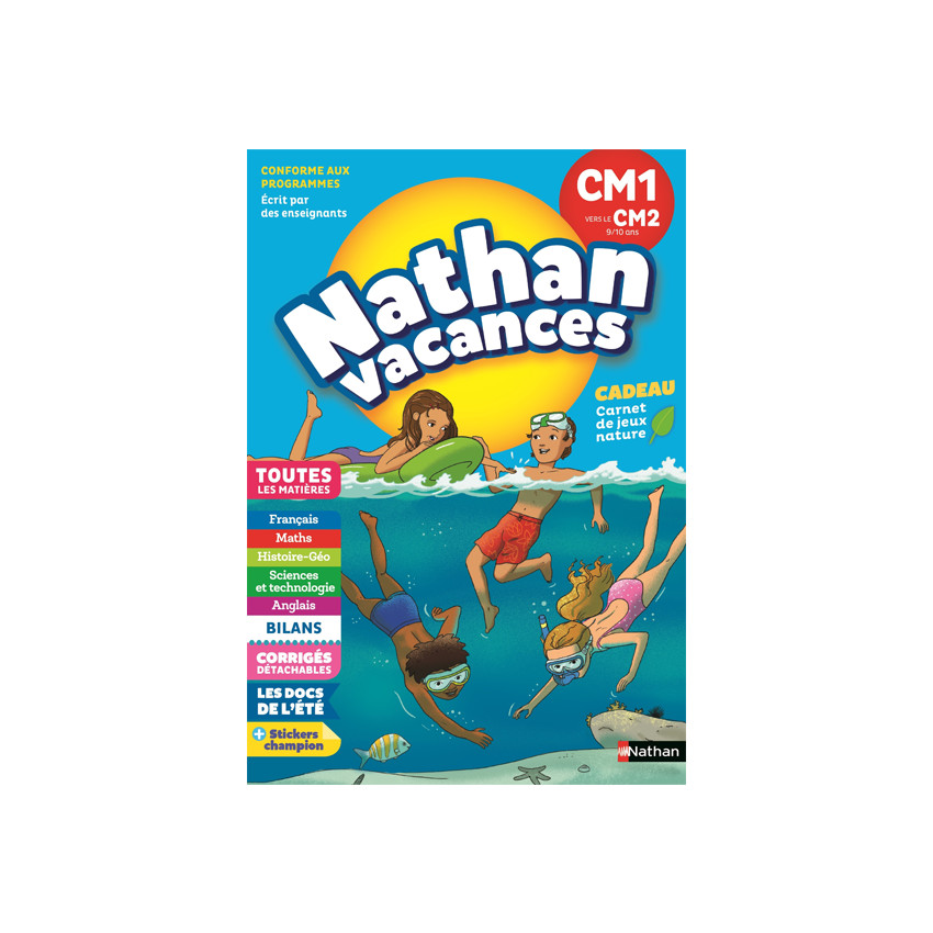 Cahier de vacances - CM1 vers le CM2