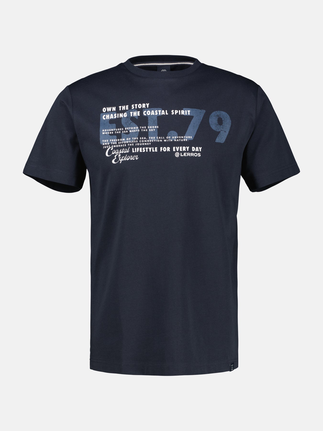 T-Shirt aus Baumwolle mit Brustprint