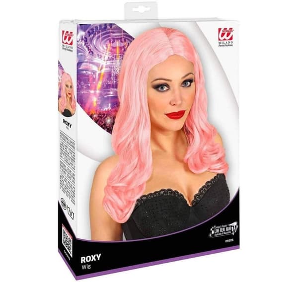Parykk Myk Rosa Roxy
