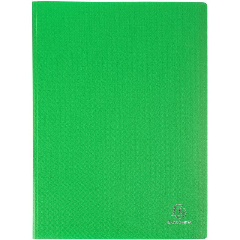 Protège-documents polypropylène souple pochettes grainées opaque 80 pochettes - 140 vues - A4
