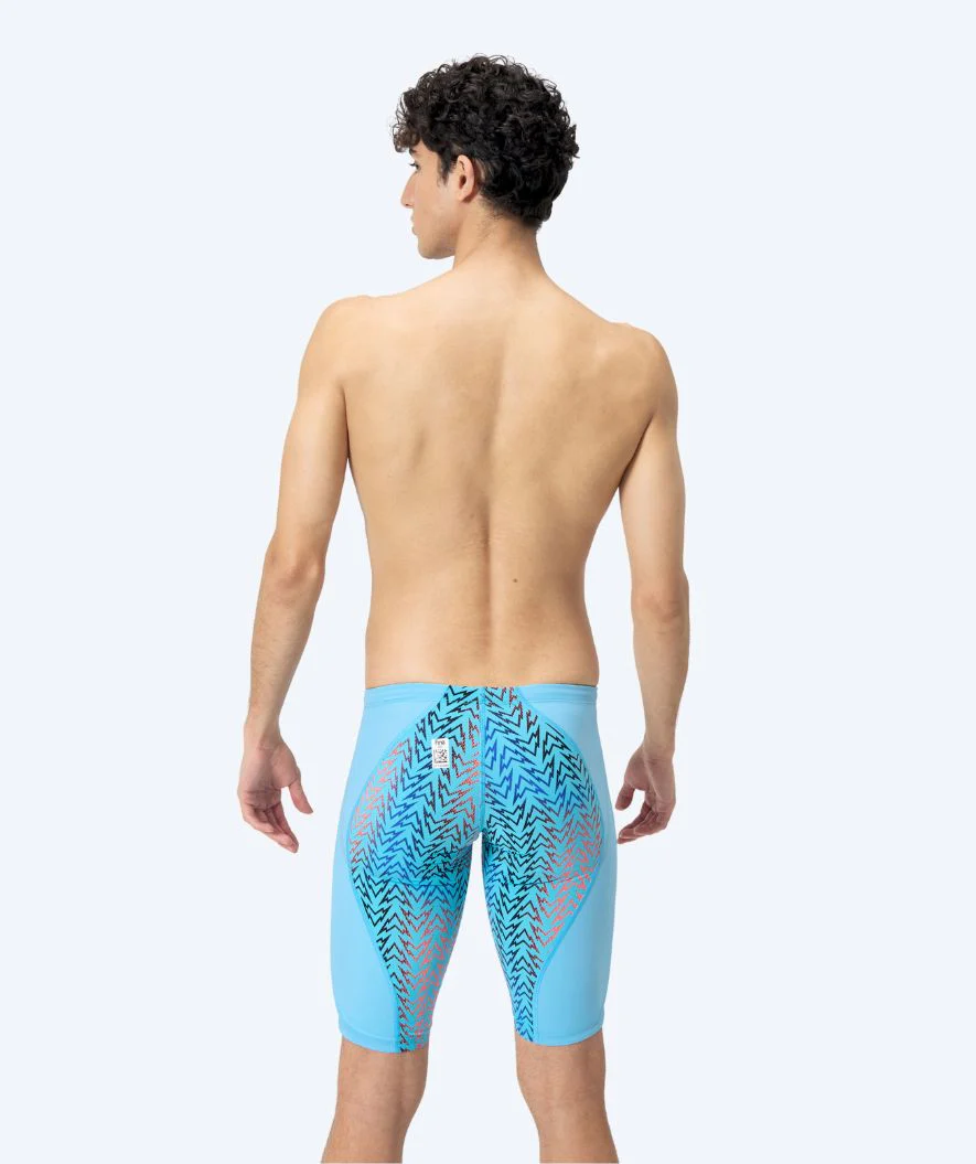 Speedo konkurrence badebukser til mænd - LZR Ignite - Blå/orange