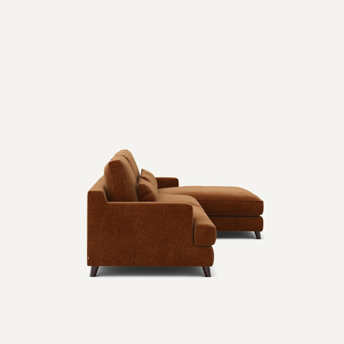 AM.PM<br>Sofá de canto em veludo chenille, Alwine