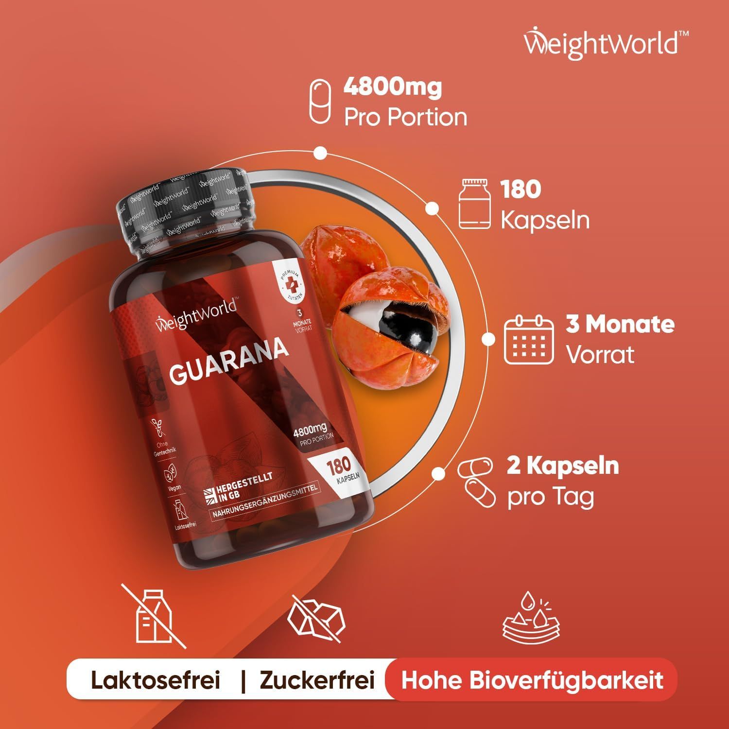 WeightWorld Guarana Kapseln