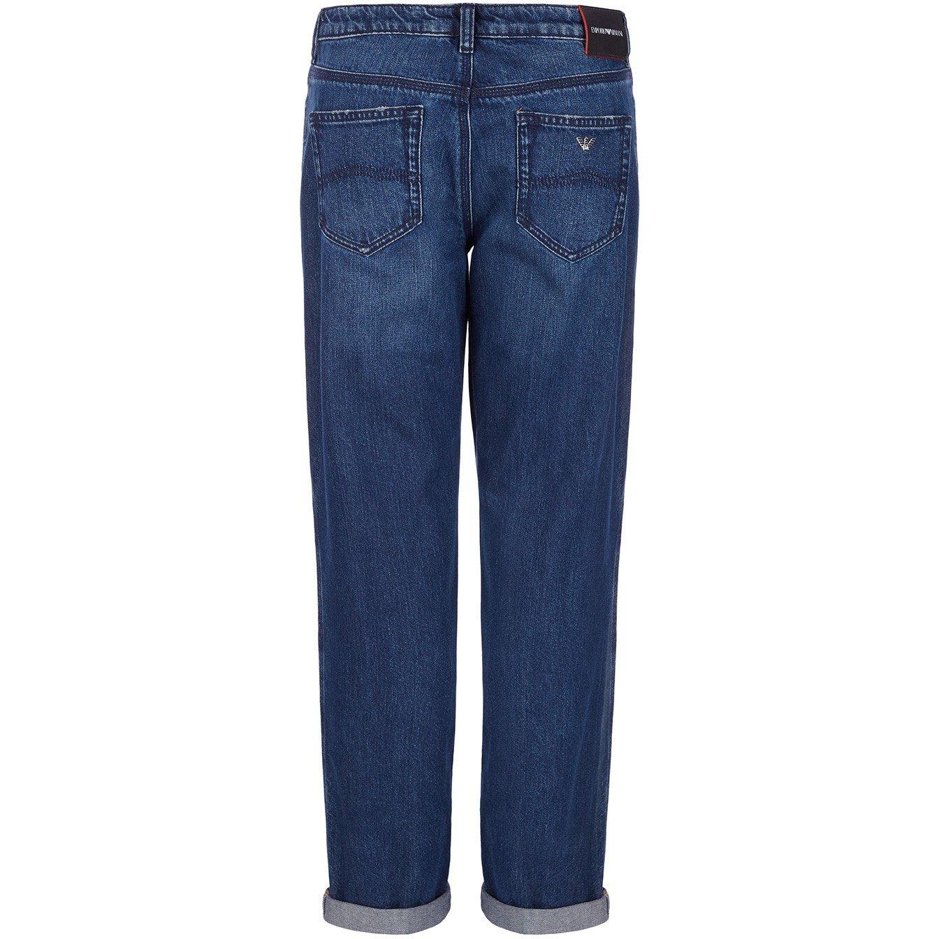 Emporio Armani Straight Cropped Jeans