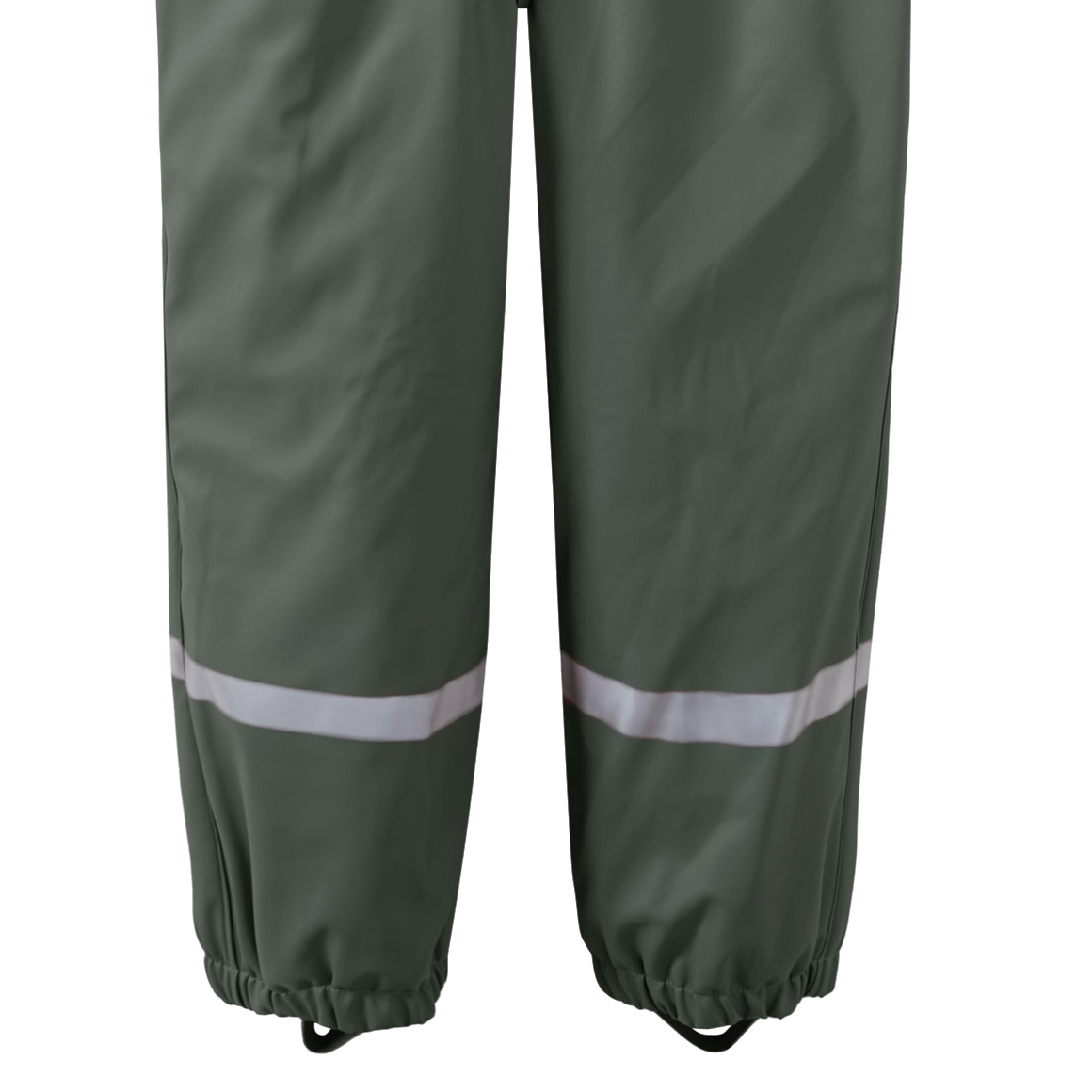 Famy Kinder Regenoverall mit gestepptem Futter oliv