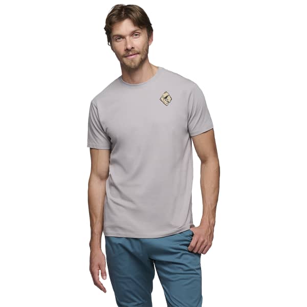 T-shirt escalade BLACK DIAMOND MONO POCKET SS TEE PEWTER