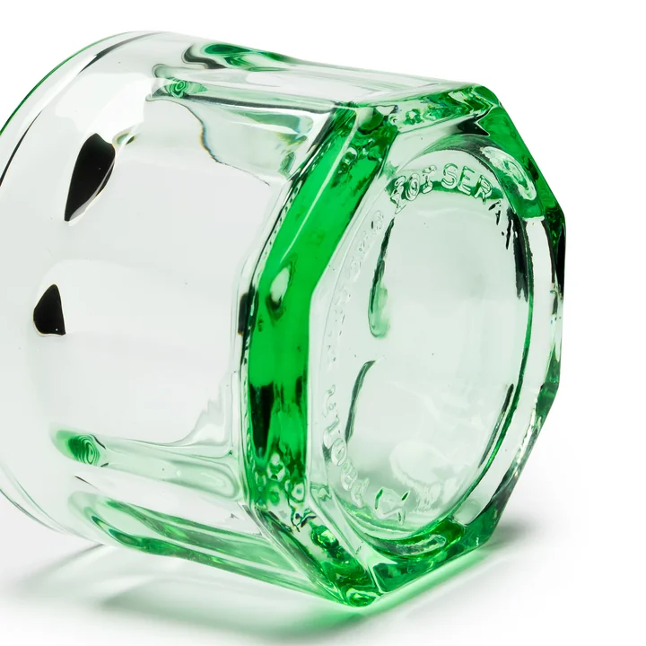 Serax - Fish & Fish Glas, S, grün (4er-Set)