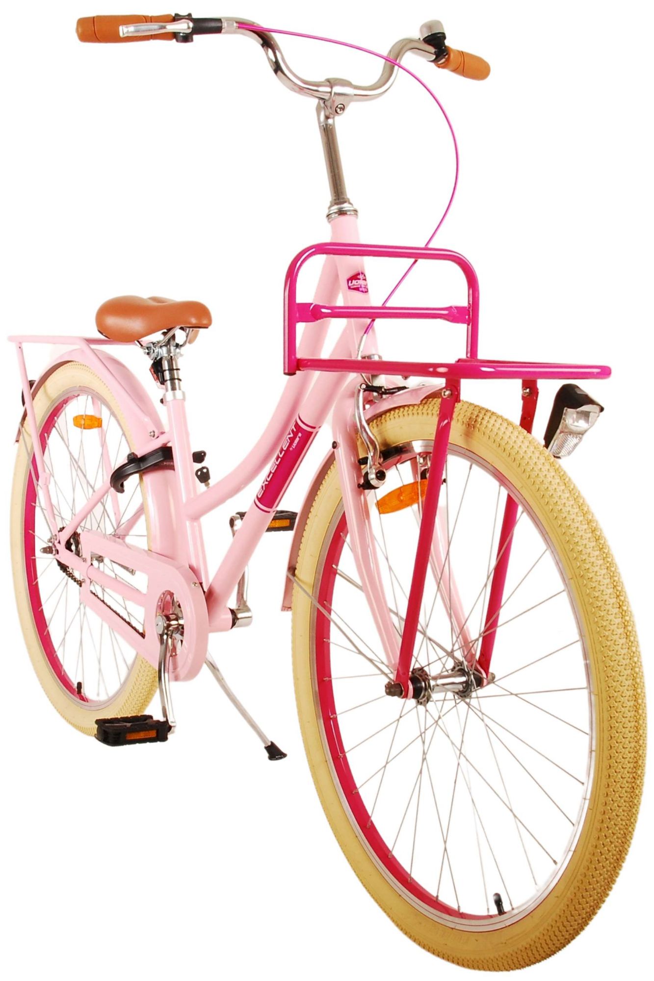 TPFSports Excellent Kinderfahrrad - Mädchen - 26 Zoll - Rücktritt + Handbremse - Grün