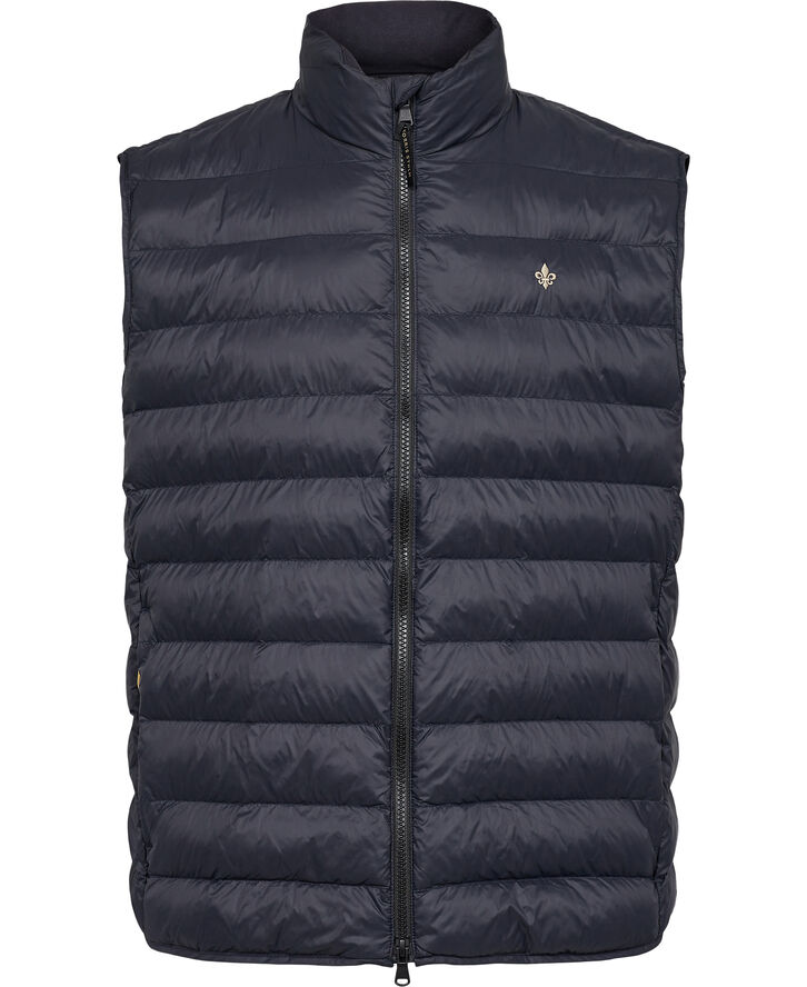 Morris Stockholm Norfolk Liner Vest Blue