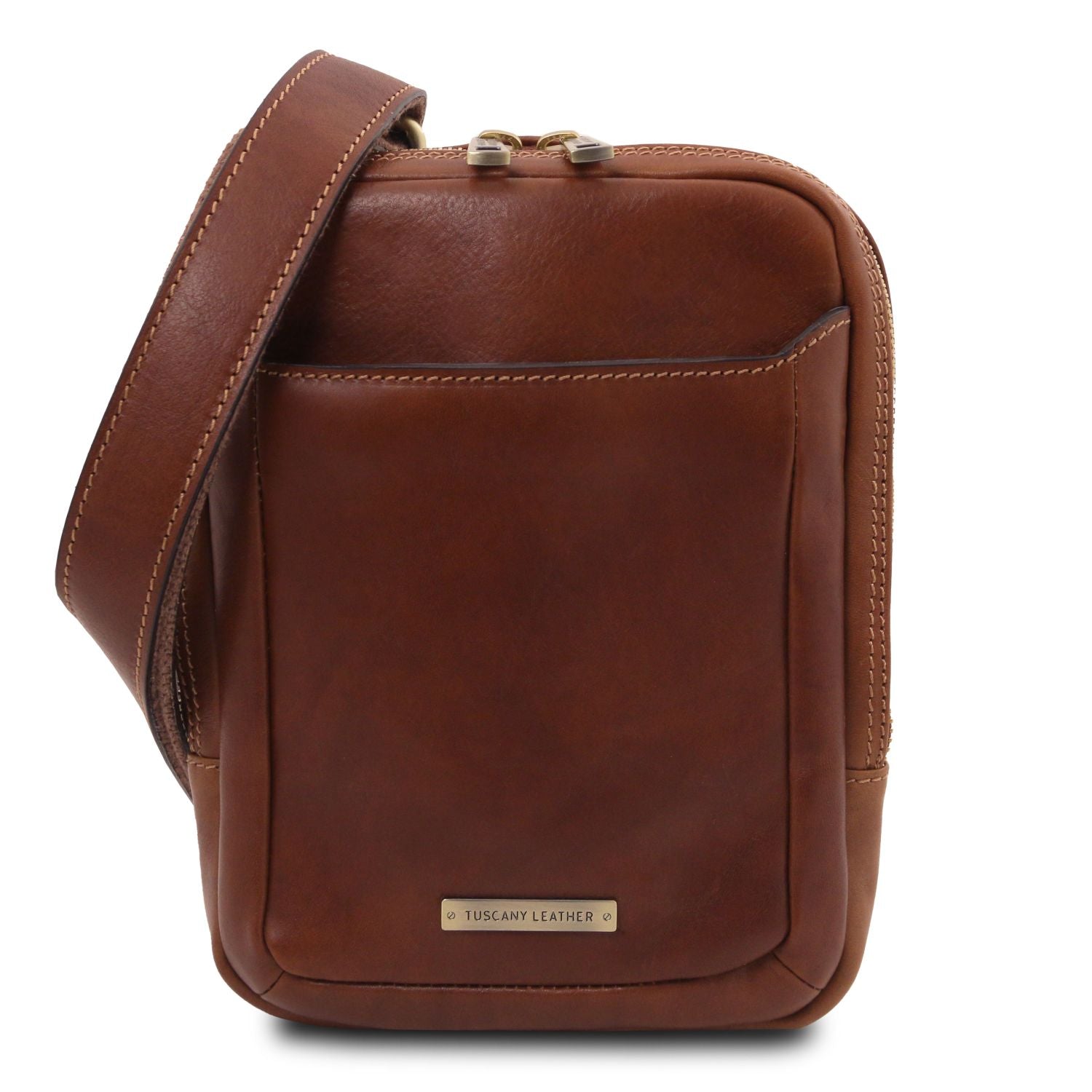 TL142428 – Mark – leren Crossbodytas