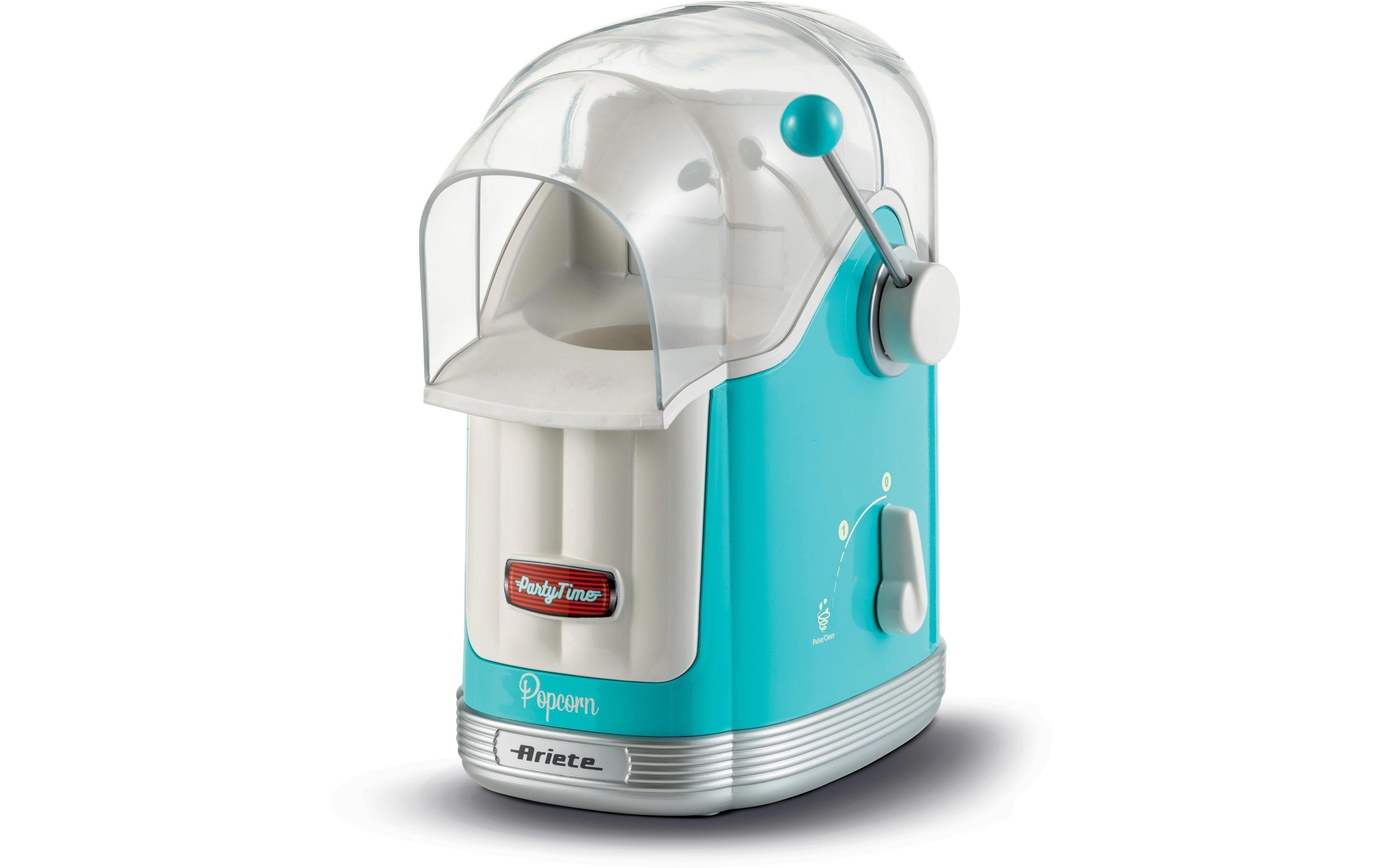 Popcorn Maschine Party Time ARI-2958-BL Blau/WeissPopcornmaschine im Retro-Design