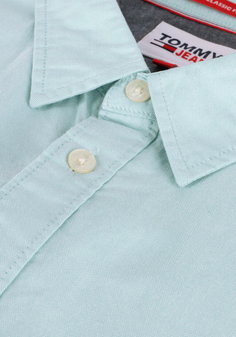 TOMMY JEANS lichtblauwe tommy jeans casual overhemd tjm classic oxford shirt