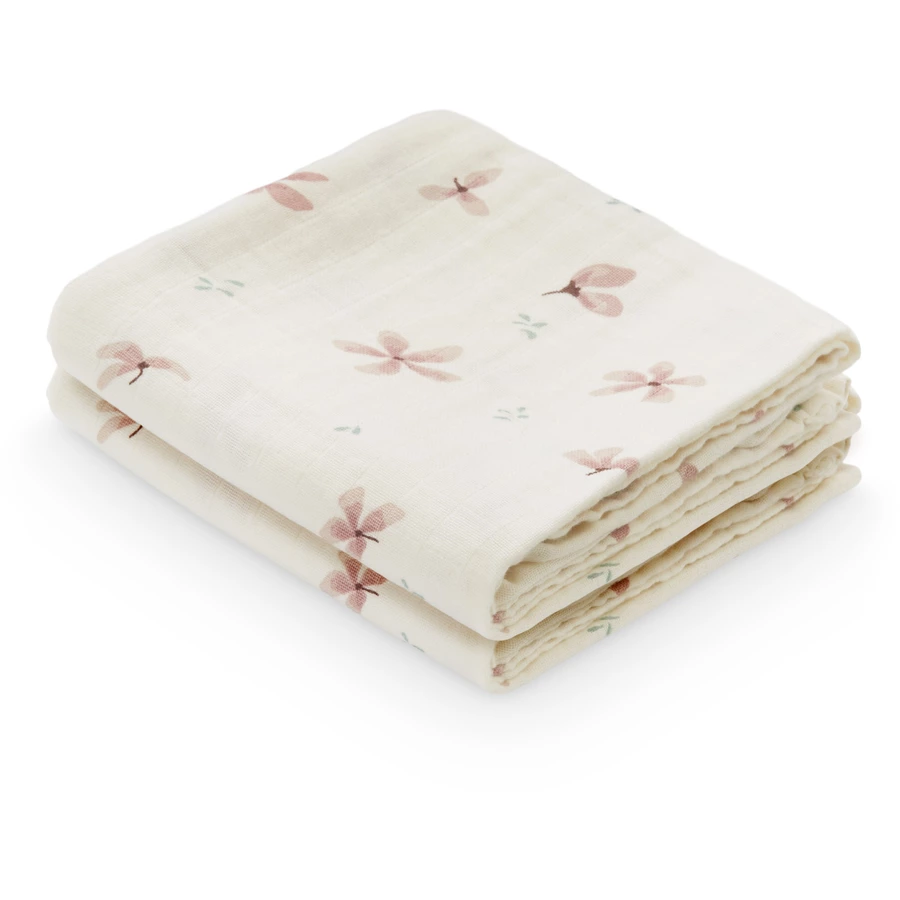 Cam Cam® COPENHAGEN Mulltuch 2er Pack Windflower Creme