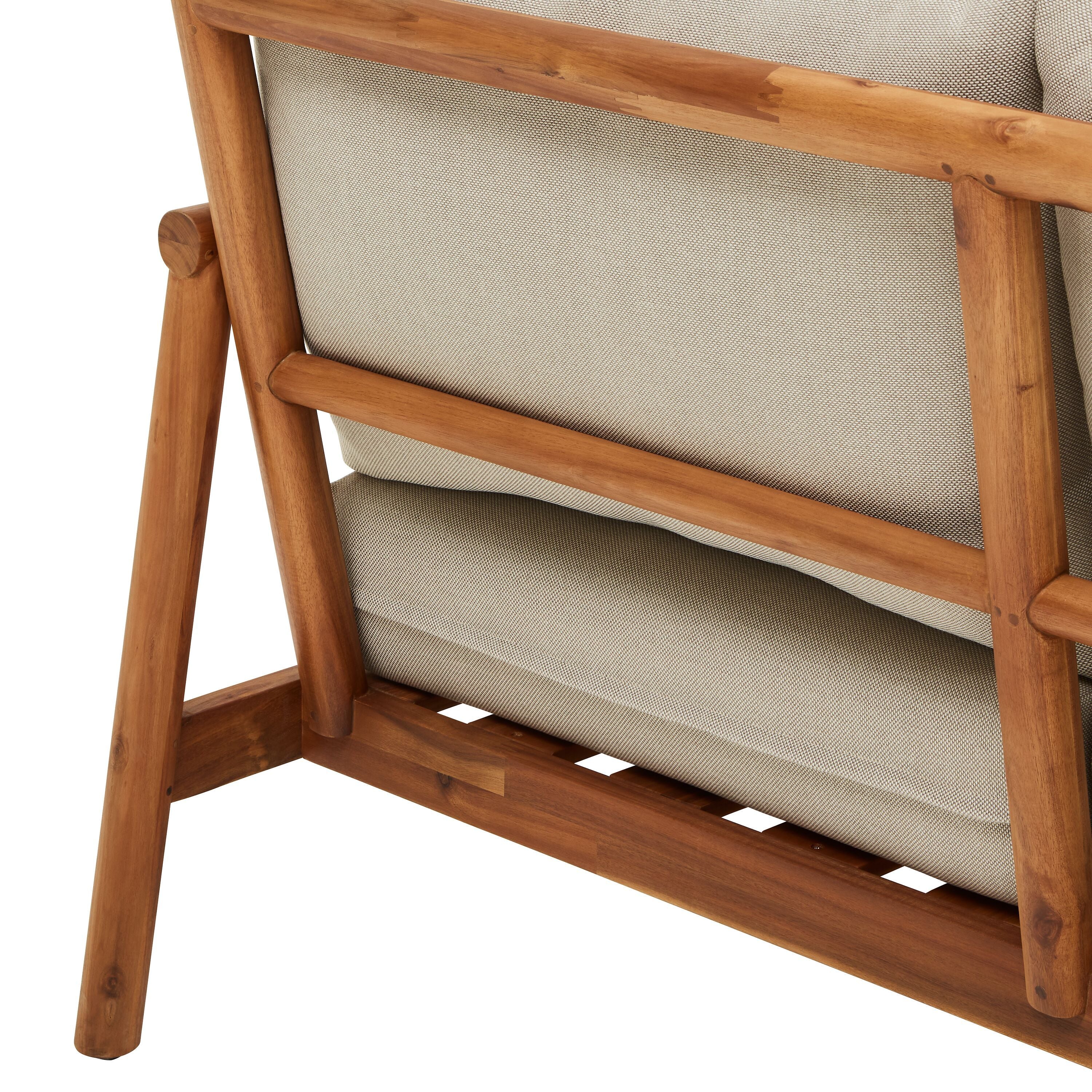 PANAREA Loungesofa - Hellgrau / B: 199.2 cm x T: 87.0 cm x H: 73.0 cm
