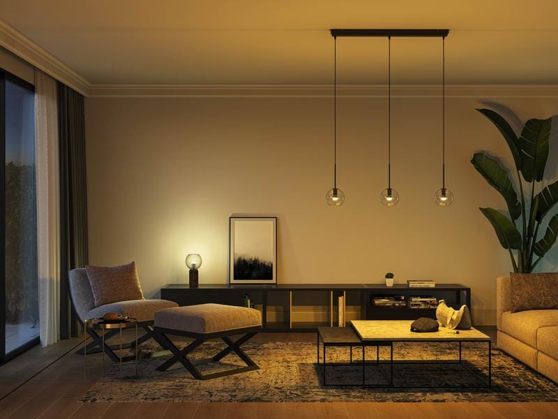 Philips Hue White Ambiance E14 Luster Tropfen 2er Set 2 x 4 Smartes Hue E14-Leuchtmittel