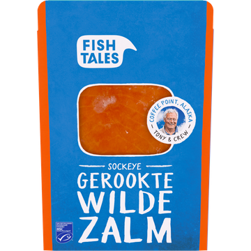Fish Tales Sockeye Gerookte Wilde Zalm 100 g
