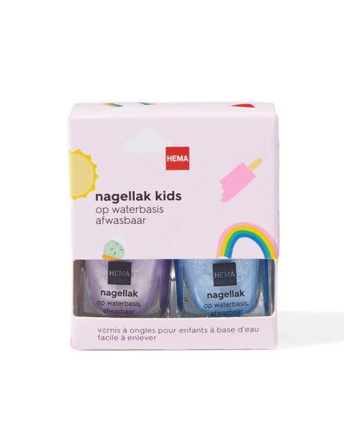 2 vernis à ongles enfant à base d’eau
