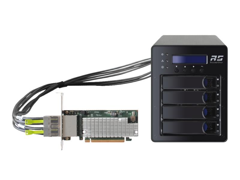 Highpoint RAID-Controller SSD6540 4-Bay U.2 NVMe RAID Stora Highpoint SSD6540 NVME RAID-StorageSolution