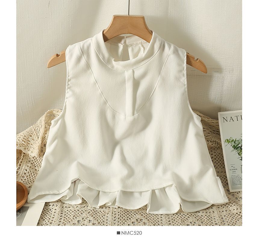 Lemongrass - Tanktop met hoge hals en rugdetails