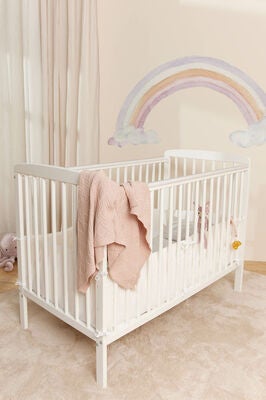 Alice & Fox Sengekant Bedside Crib, White