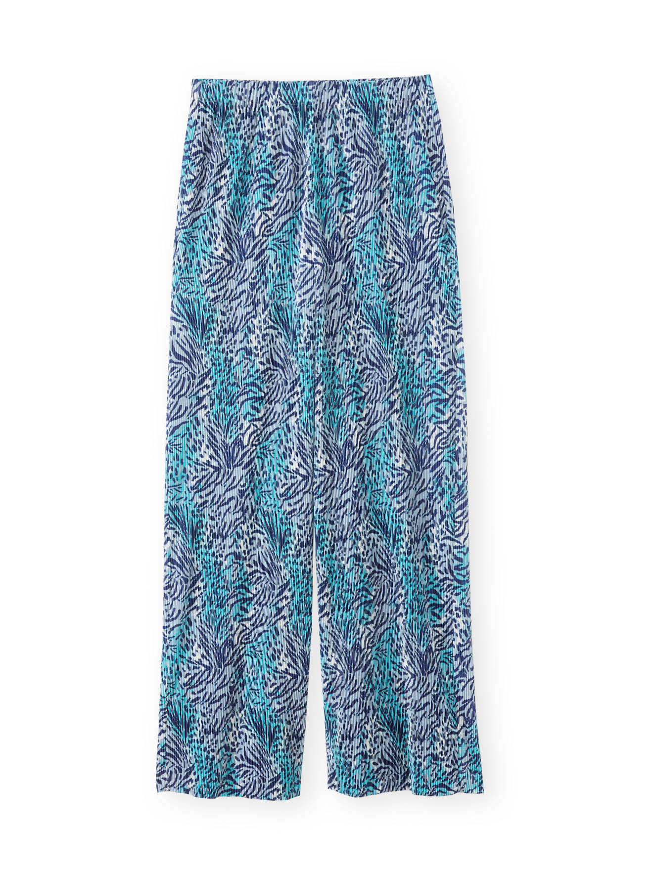 Pantalon 7/8ème large plissé permanent