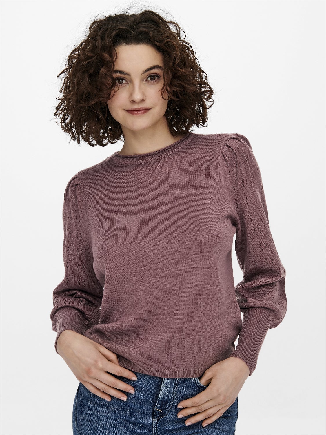 ONLMIRA Strickpullover Rose Brown