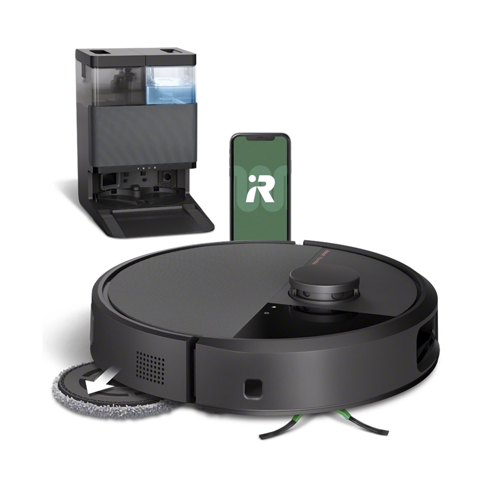 iRobot Roomba Plus 505 Combo + AutoWash Dock Saug- und Wischroboter schwarz