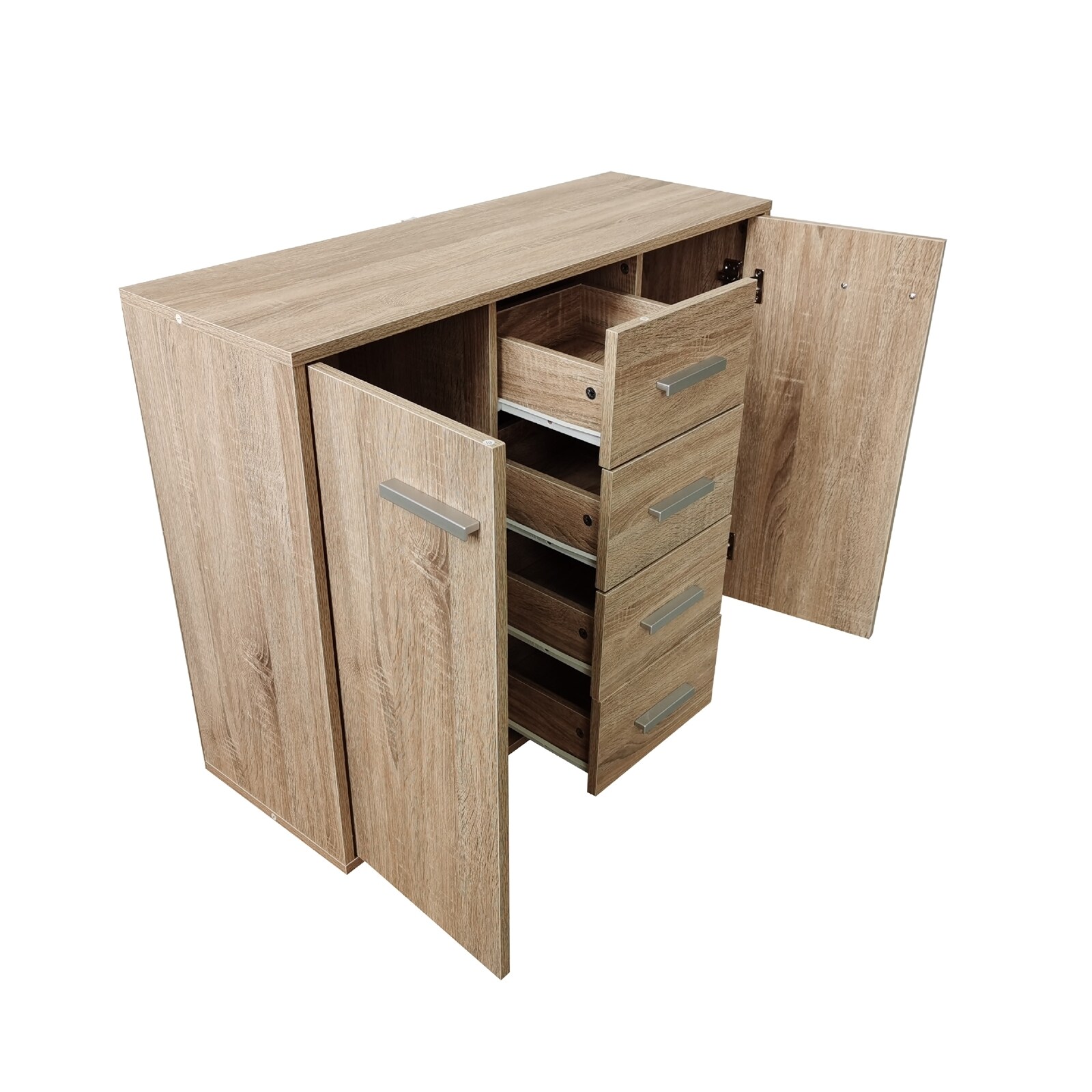 HTI-Living Sideboard Nina mit 4 Schubladen Sonoma
