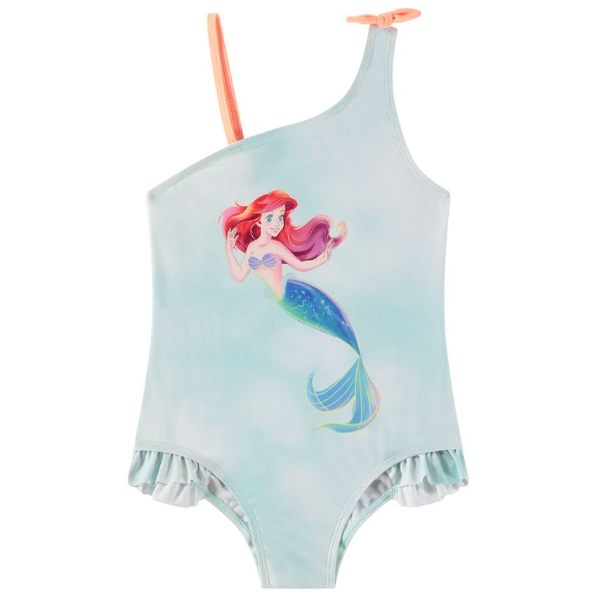 Maillot de bain 1 pièce en jersey La Petite Sirène Disney pour fille - Vert