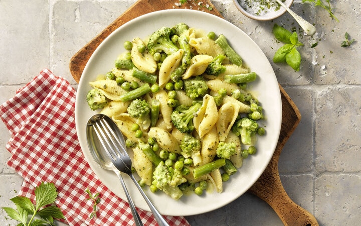 Pasta mit grünem Gemüse (20509) | online bestellen!