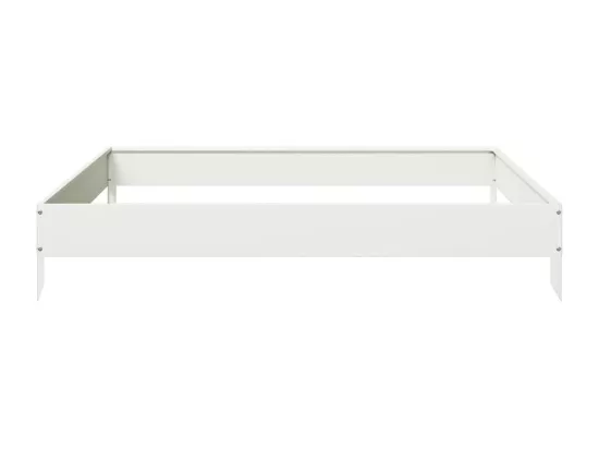 Jardinière bac lit surélevé blanche 100 x 100 x 45430 cm 02_0039256