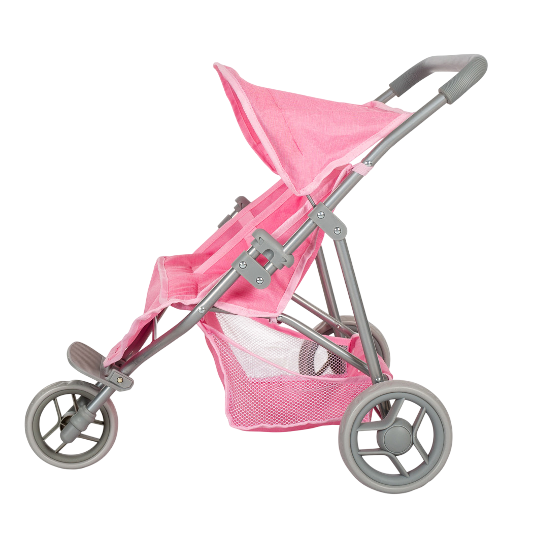 Zwillings Puppenbuggy, rosa
