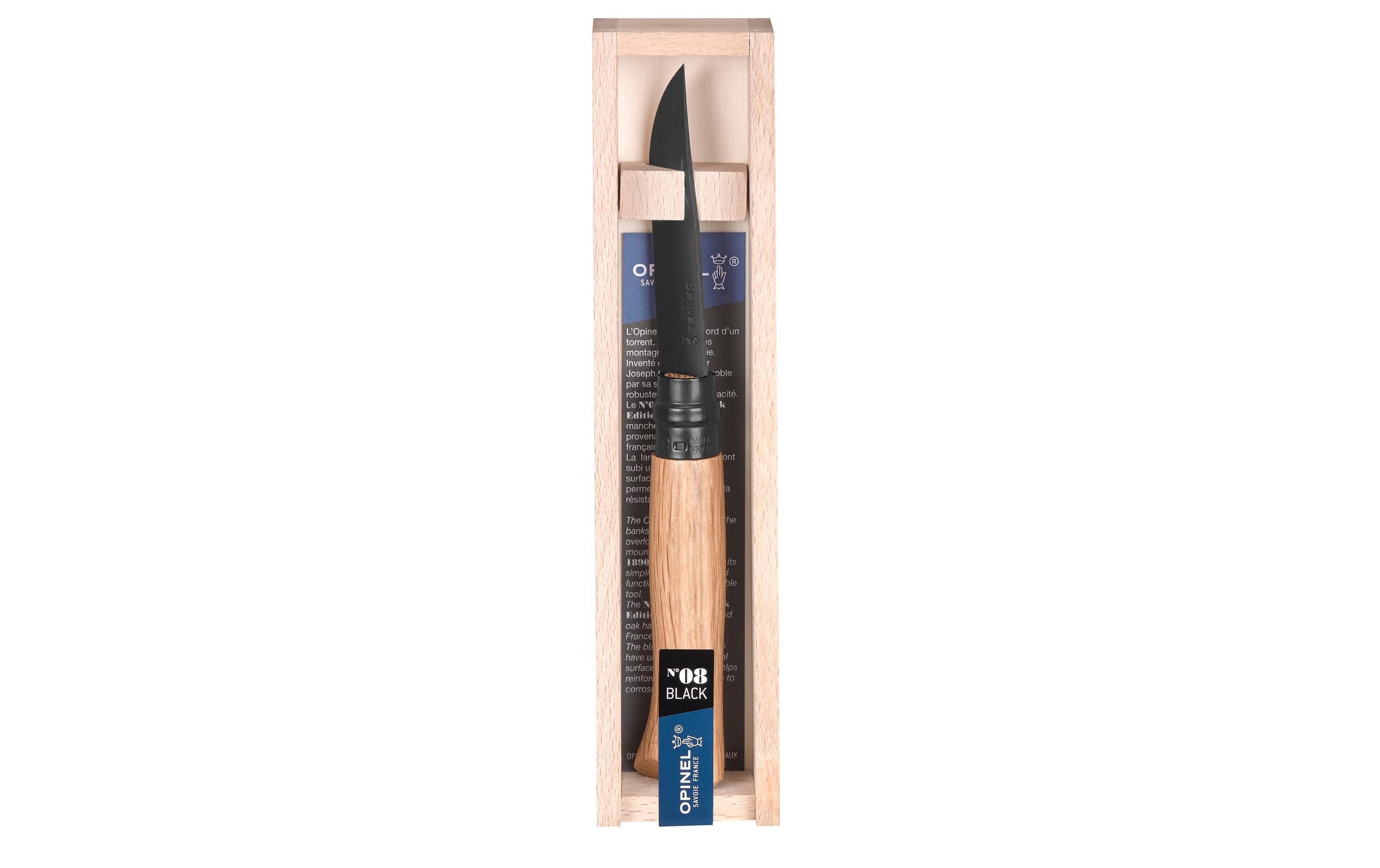 N°08 Black Oak EditionMesser in schwarzer Version