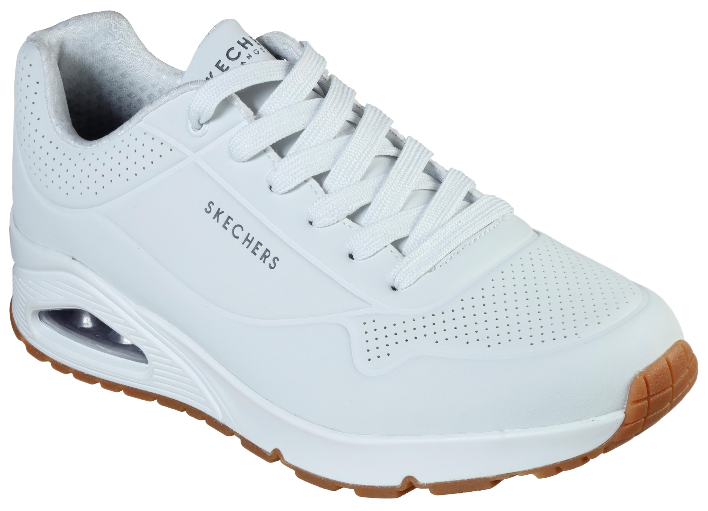 Skechers Sneaker »Uno - Stand on Air«  Freizeitschuh, Halbschuh, Schnürschuh mit Air-Cooled Memory Foam
