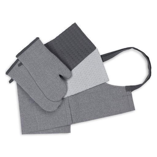 Bastian Recycle 5-pak Tekstilsæt, Grey