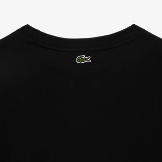 T-shirt en jersey de coton imprimé Lacoste T-Shirts - Noir - Lacoste - Femme
