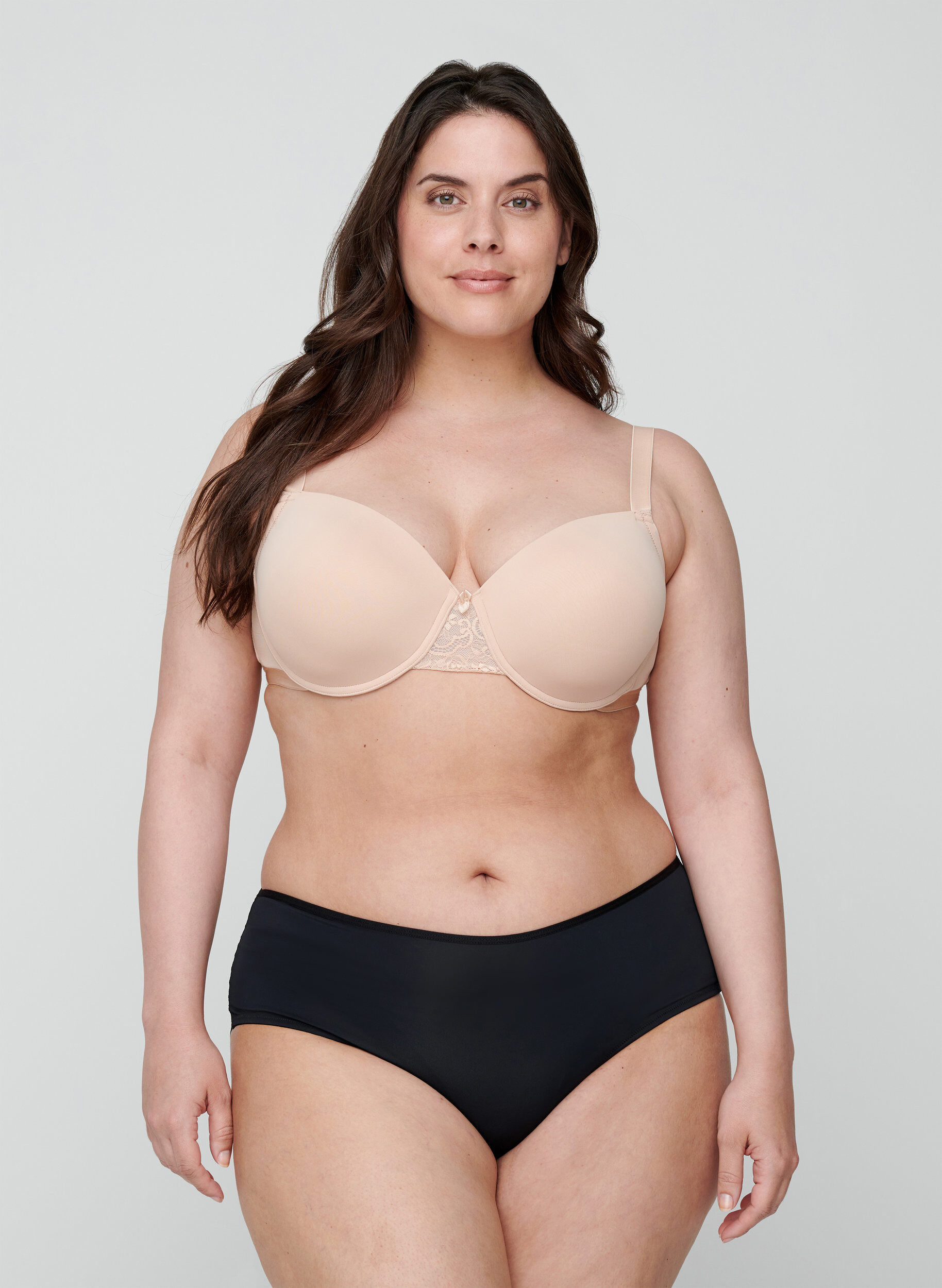 Formstøbt bh med mesh