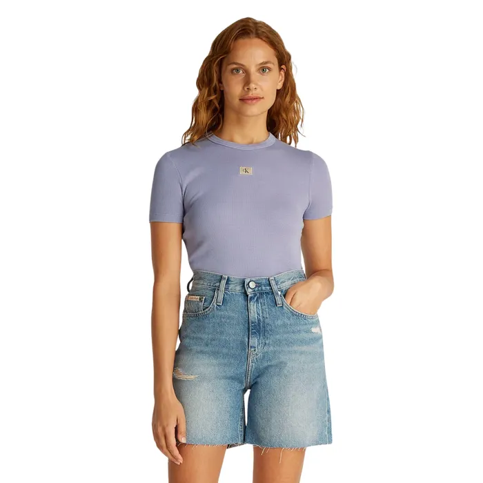 Calvin Klein Washed Woven Label Shirt Dames