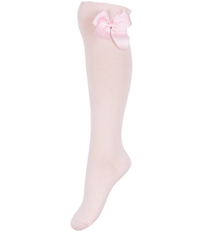 Condor Kn?Strømper m. Sl?jfe - Rosa