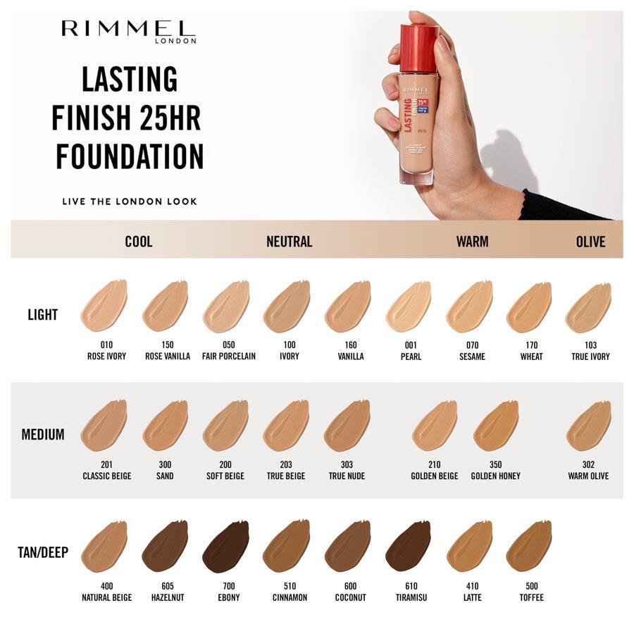 Rimmel London Lasting Finish 25 Hour Foundation 160 Vanilla 30ml