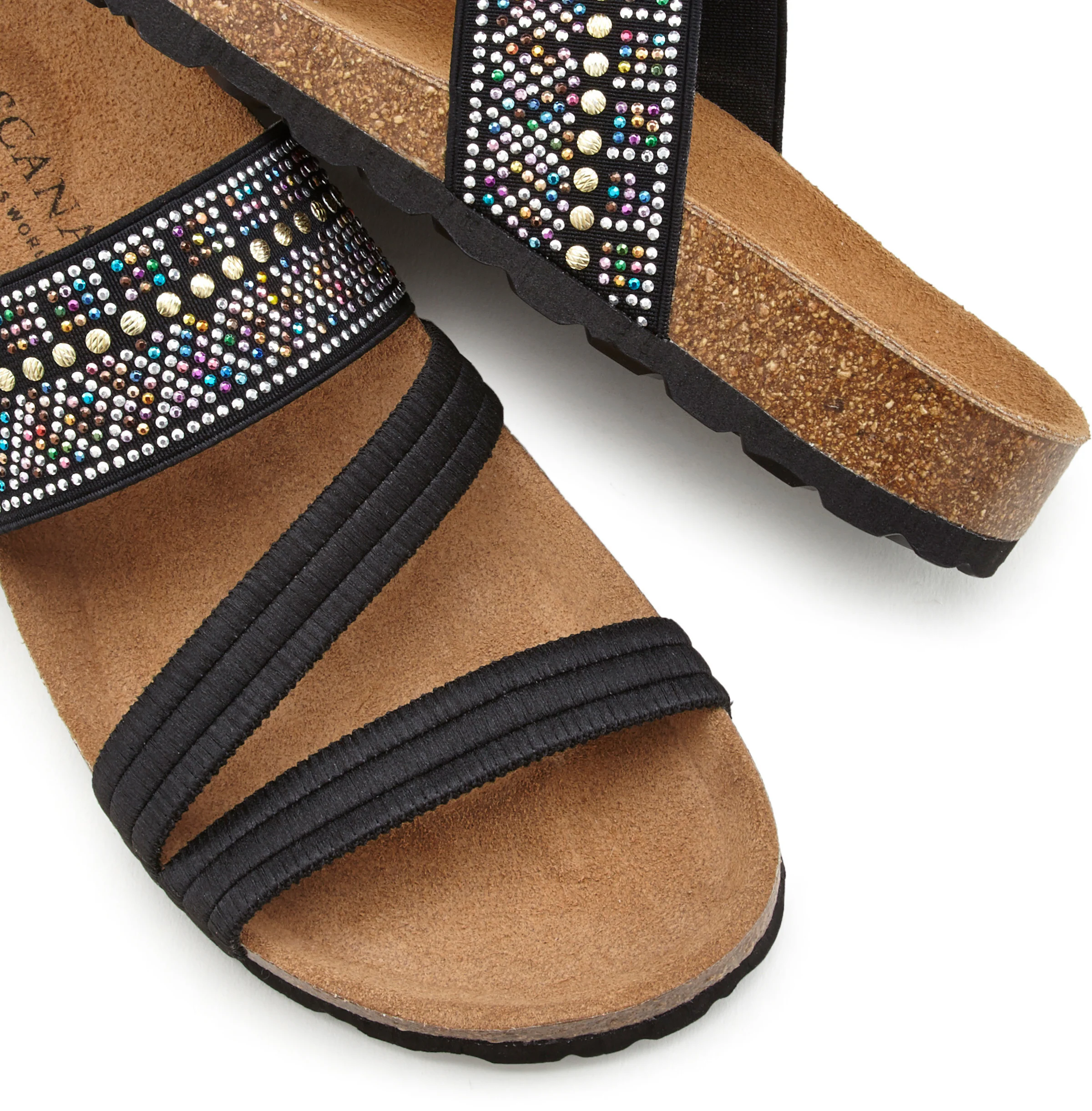 LASCANA Pantolette in schwarz